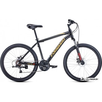 Велосипед горный Forward Hardi 26 2.1 disc р.18 2021 (черный)