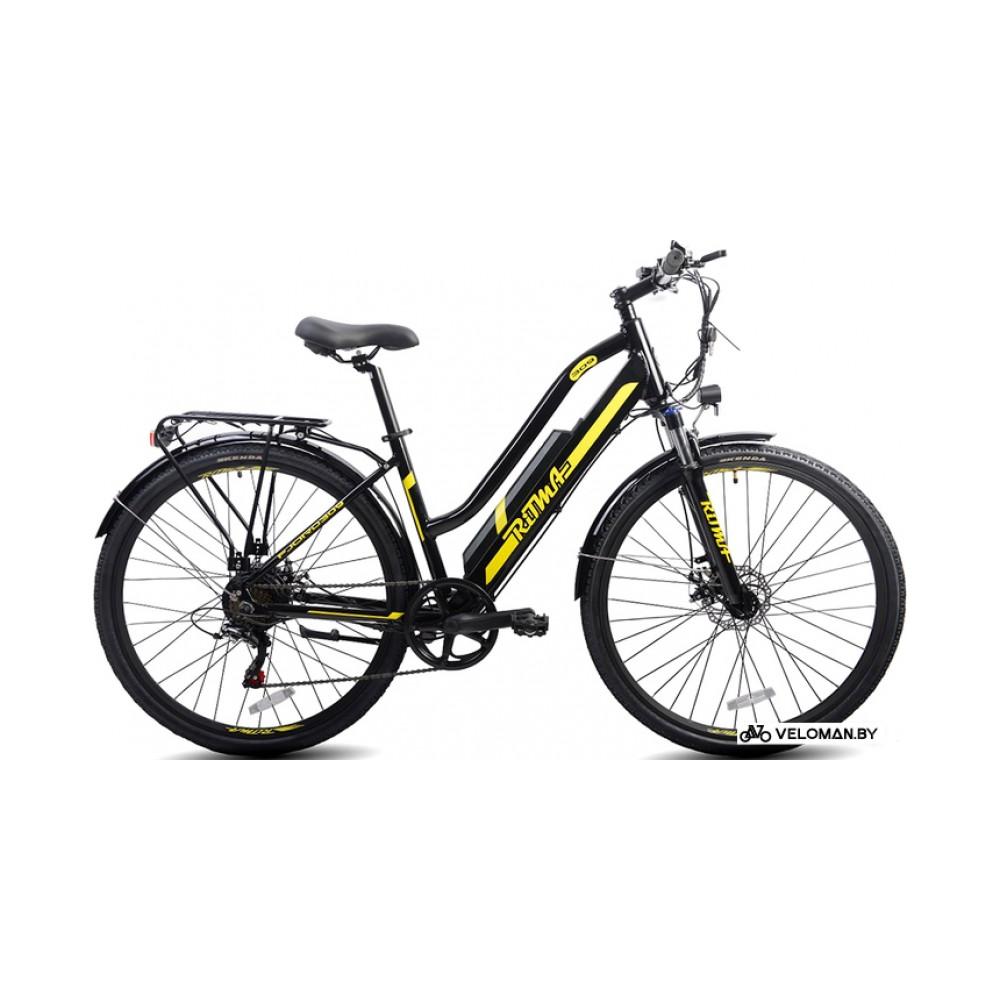 Электровелосипед Ritma FJORD309 2022 (черный/желтый)