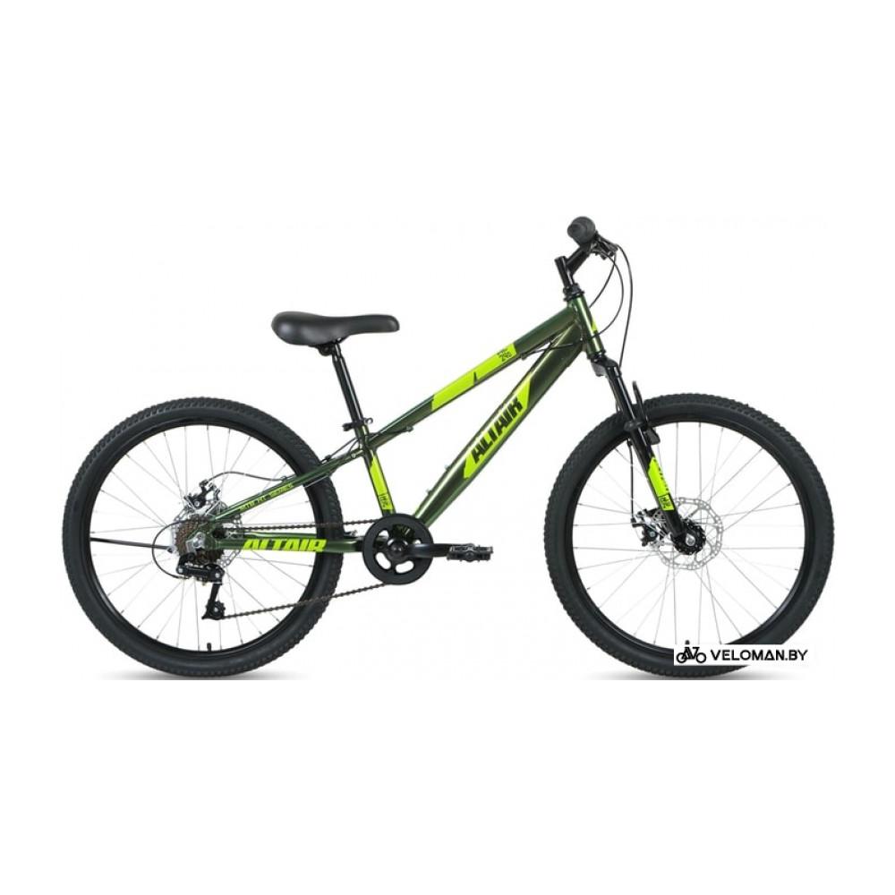 Велосипед Altair AL 24 D 2021 (зеленый)