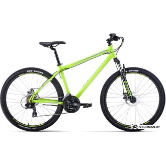 Велосипед горный Forward Sporting 27.5 2.0 disc р.19 2021 (зеленый)