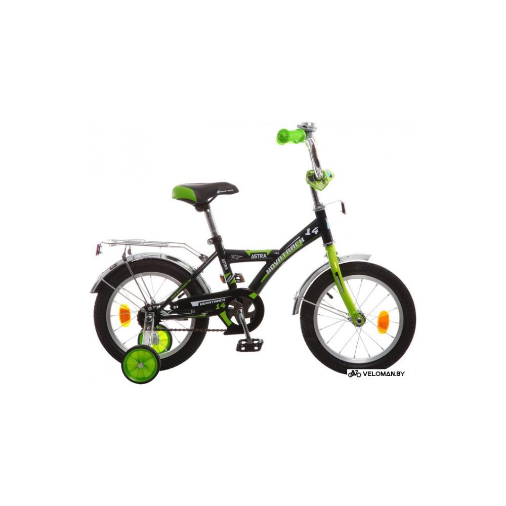 Детский велосипед Novatrack Astra 14 (черный)