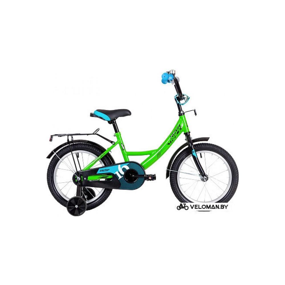 Детский велосипед Novatrack Vector 16 2022 163VECTOR.GN22 (зеленый)