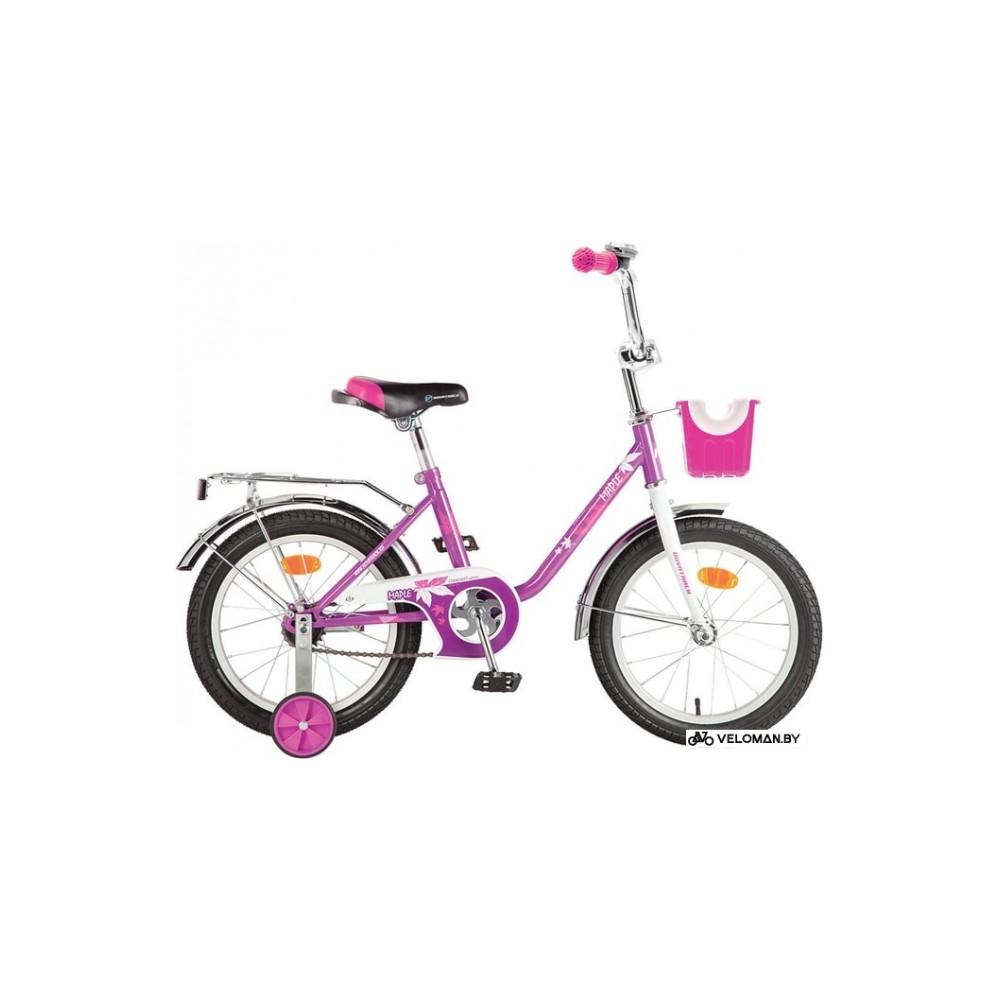 Детский велосипед Novatrack Maple 16 (фиолетовый)