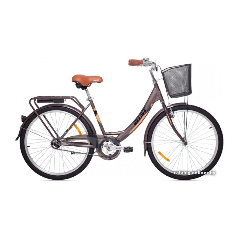 Велосипед AIST Jazz 1.0 26 2021 (коричневый)