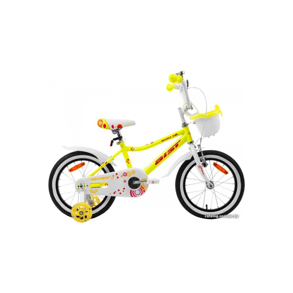 Детский велосипед AIST Wiki 16 2022 (желтый)