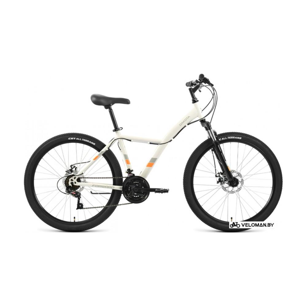 Велосипед Forward Dakota 26 2.0 D 2022 (белый)