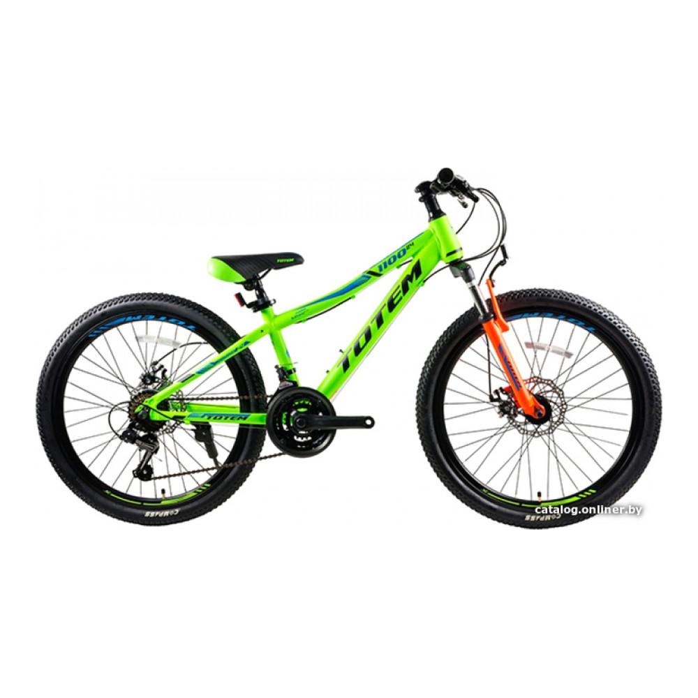 Велосипед Totem 1100D 24 2021 (зеленый)