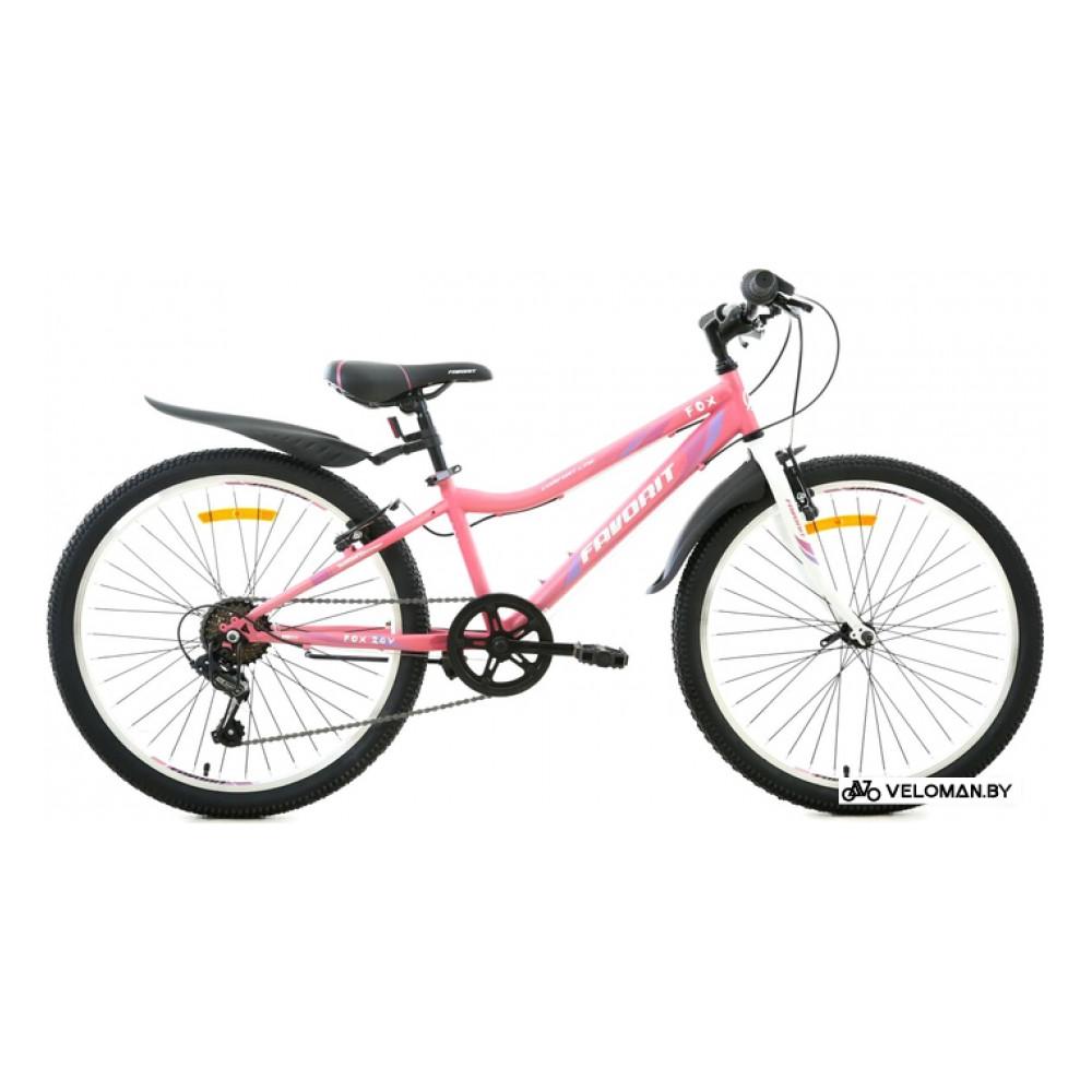 Велосипед Favorit FOX 24 V 2020 (розовый)