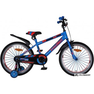Детский велосипед Favorit Sport 20 (синий, 2020)