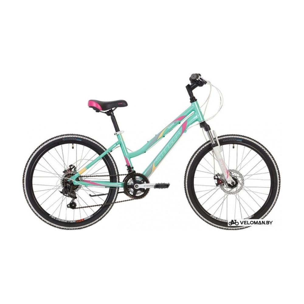 Велосипед горный Stinger Laguna D 24 р.14 2019 (зеленый)