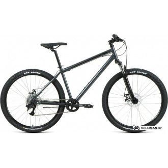 Велосипед горный Forward Sporting 27.5 2.2 disc р.17 2021 (черный)
