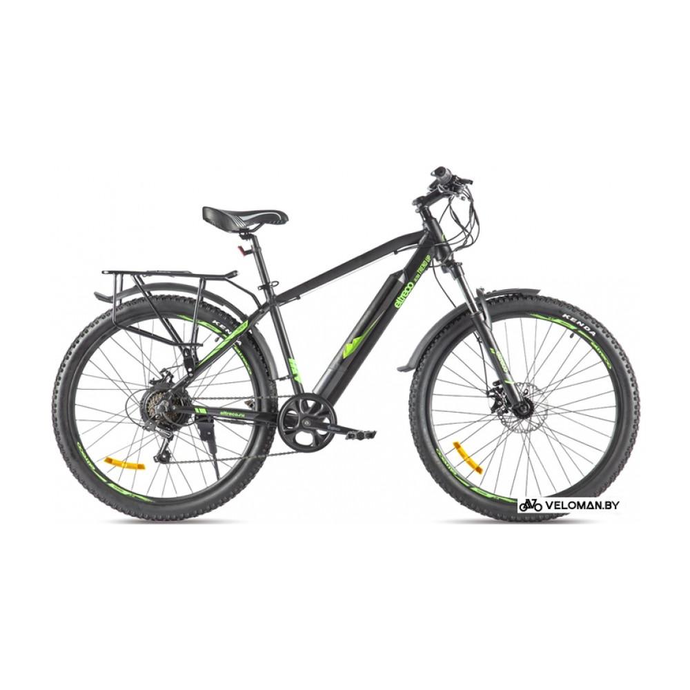 Электровелосипед Eltreco Ultra Trend Up 2022 (черный/зеленый)