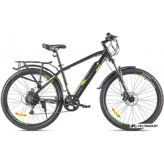 Электровелосипед горный Eltreco Ultra Trend Up 2022 (черный/зеленый)