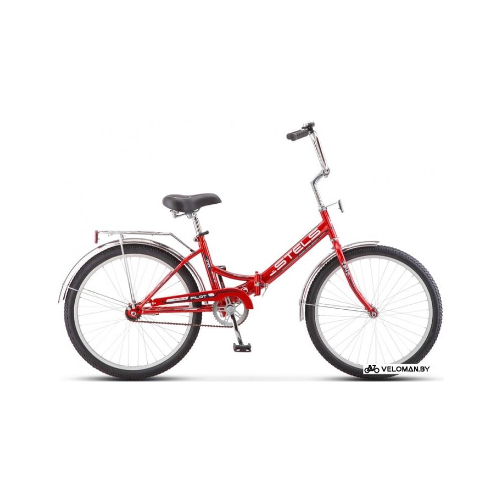 Велосипед городской Stels Pilot 710 24 Z010 2020 (красный)