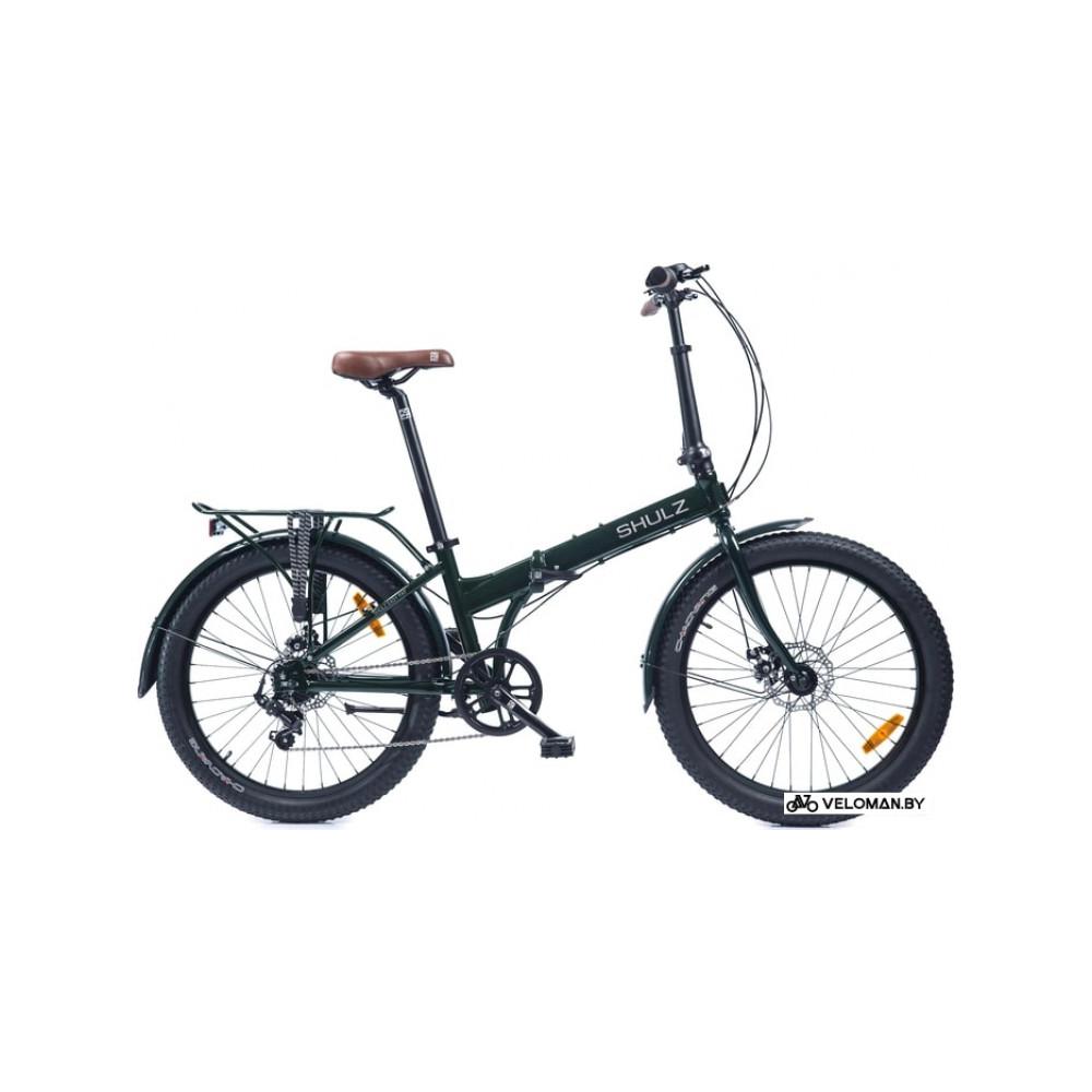 Велосипед городской Shulz Easy Fat 2023 (темно-зеленый)