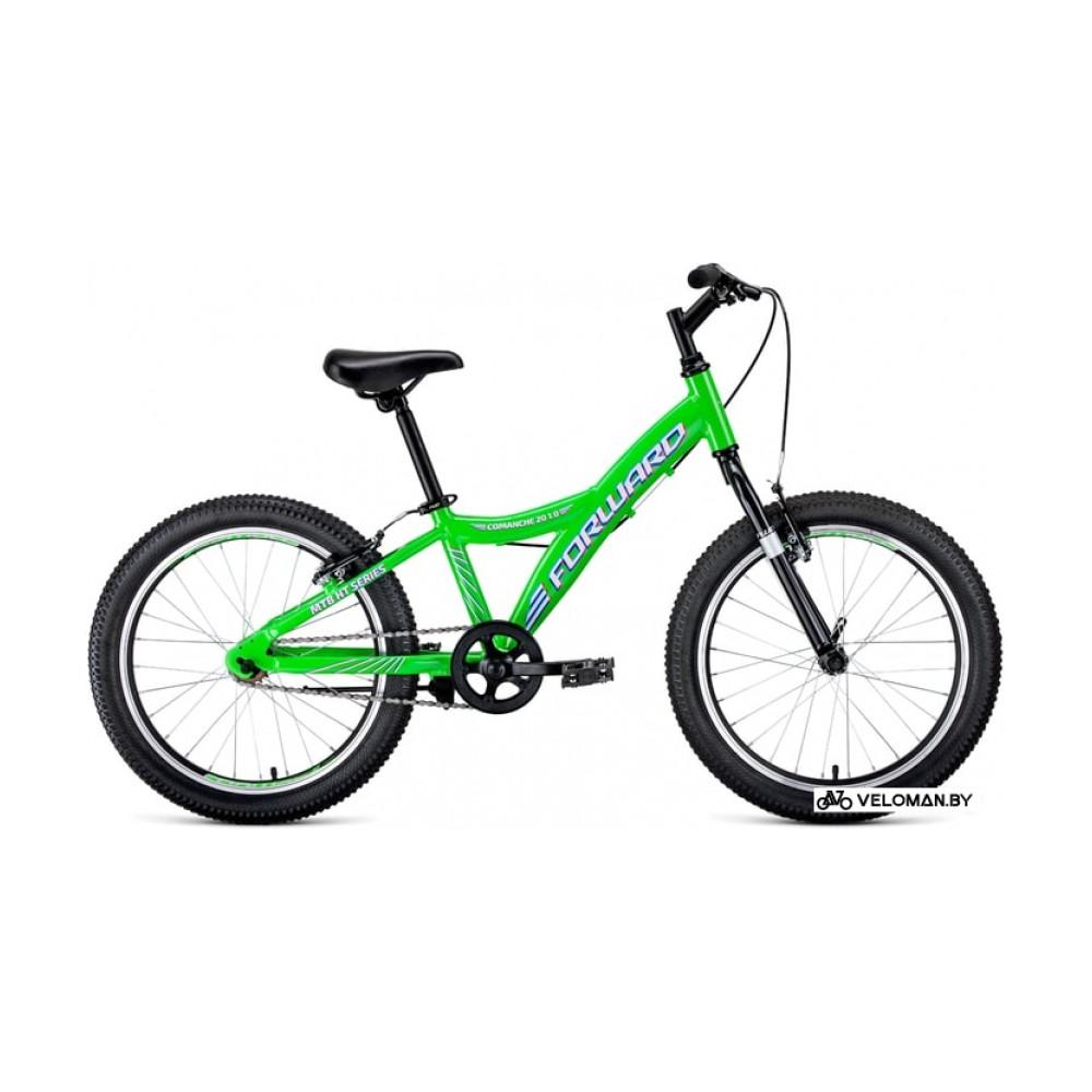 Детский велосипед Forward Comanche 20 1.0 2021 (зеленый)