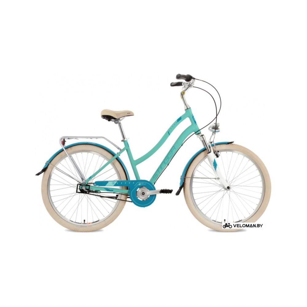Велосипед городской Stinger Verona 26 р.15 2022 (зеленый)