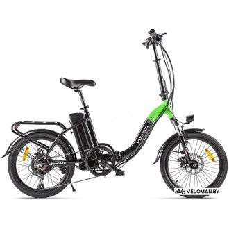 Электровелосипед городской Volteco Flex Up! (черный/зеленый)