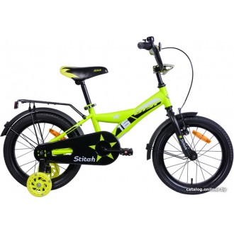 Детский велосипед AIST Stitch 16 2021 (желтый)