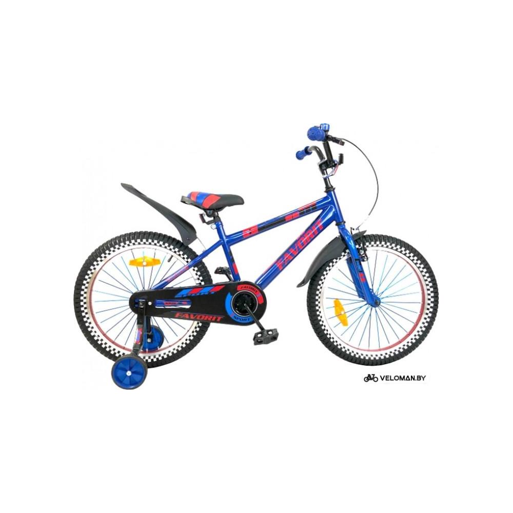 Детский велосипед Favorit Sport 20 (синий, 2019)