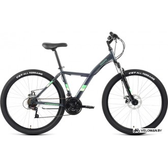 Велосипед горный Forward Dakota 27.5 2.0 D 2022 (серый/светло-зеленый)