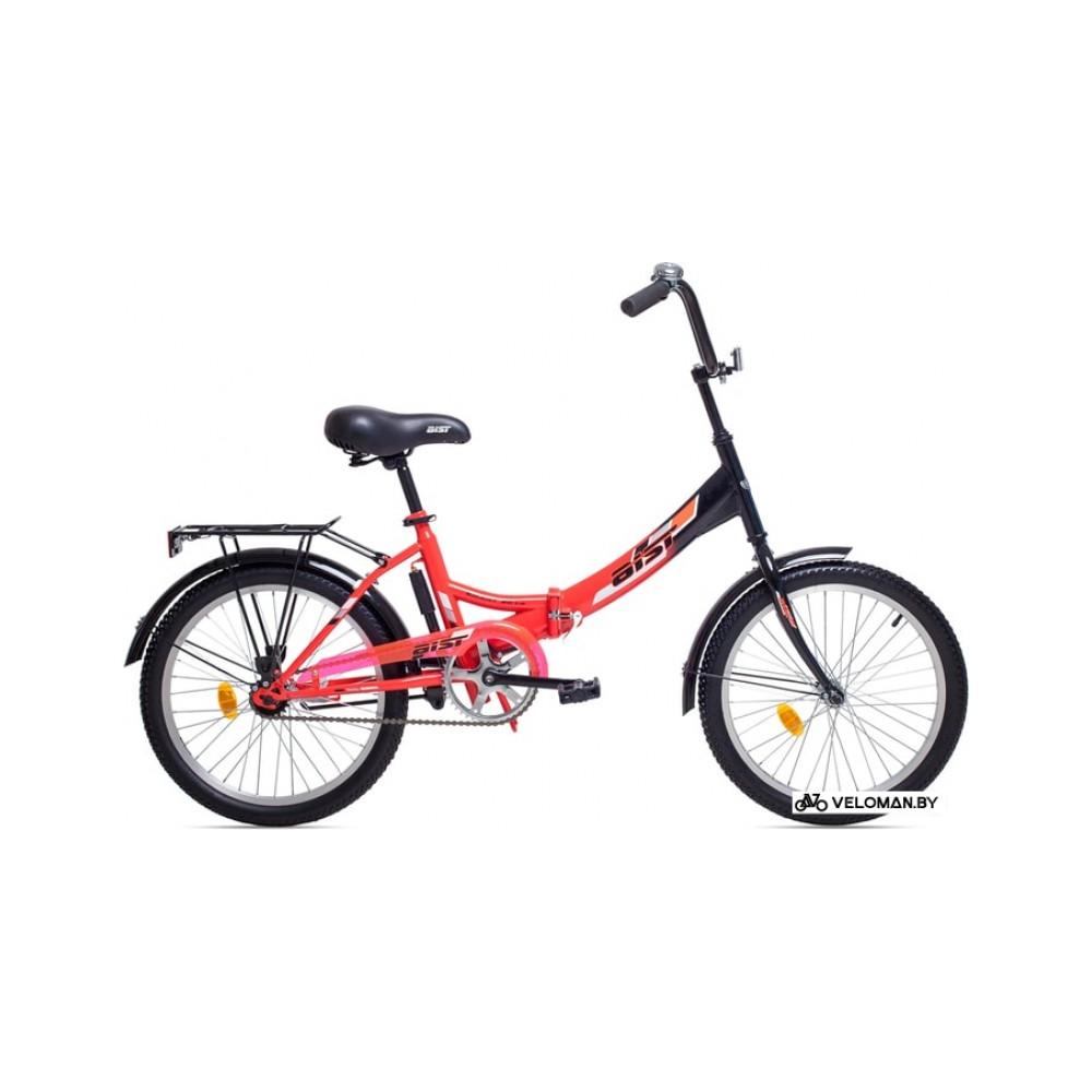 Велосипед городской AIST Smart 20 1.0 (красный/черный, 2019)