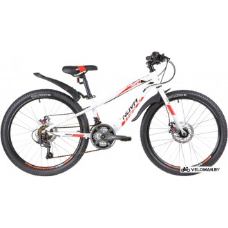 Велосипед горный Novatrack Prime Disc 24 р.11 2020 (белый)
