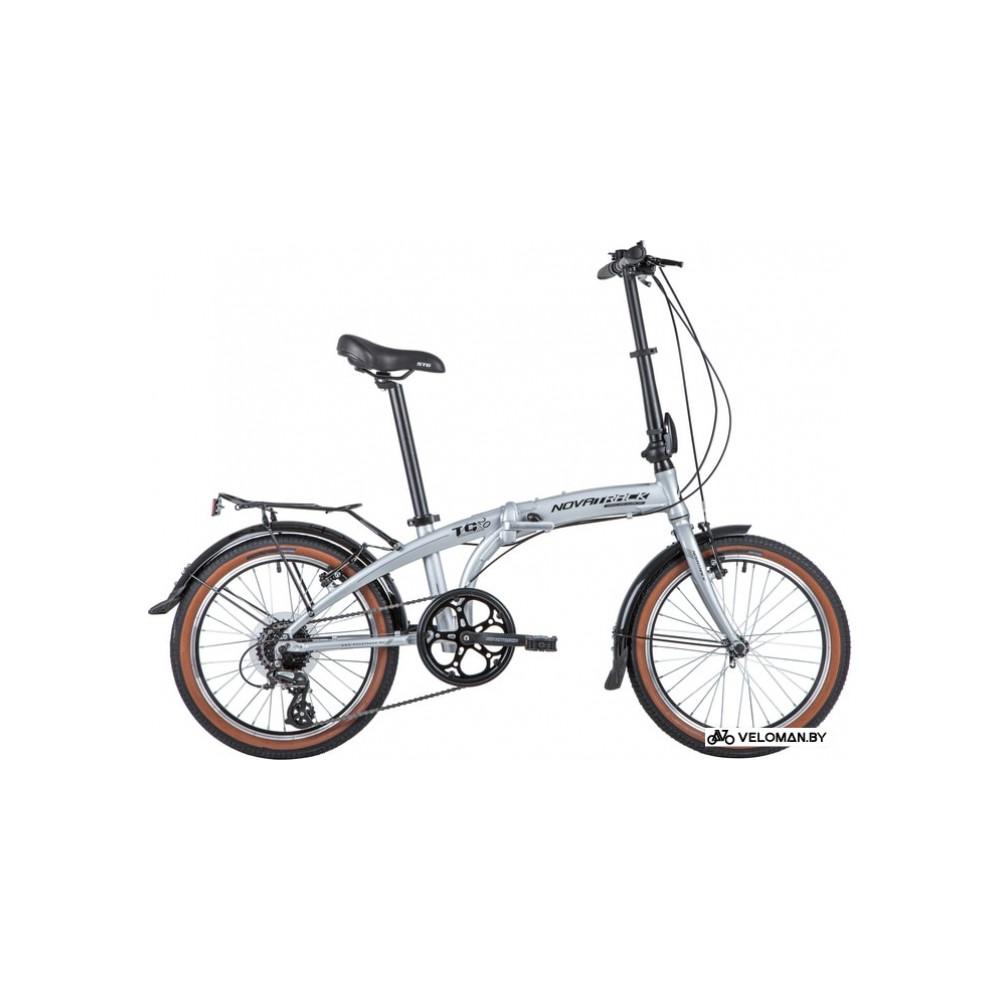 Детский велосипед Novatrack TG-20 alloy 3.8 2020 20FATG8SV.CP20 (серебристый)