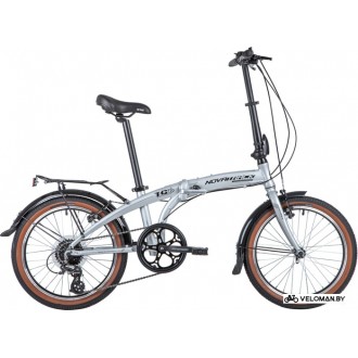 Детский велосипед Novatrack TG-20 alloy 3.8 2020 20FATG8SV.CP20 (серебристый)