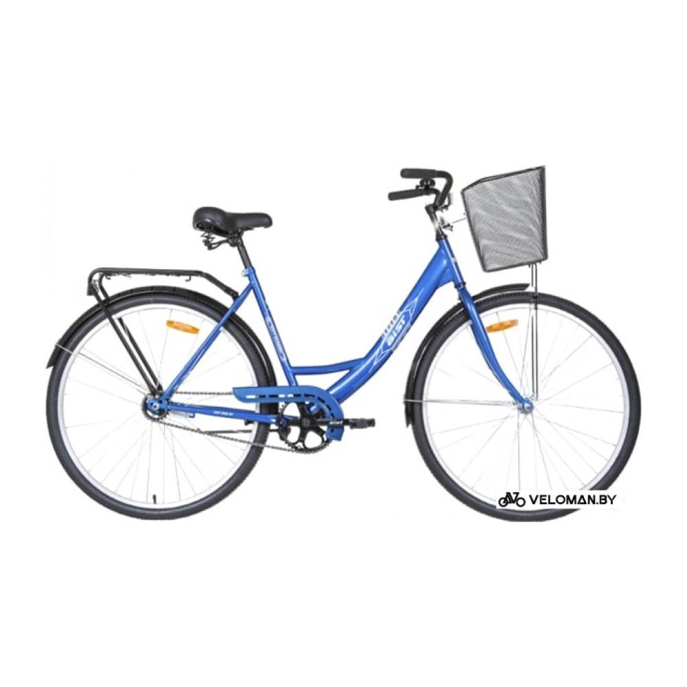 Велосипед городской AIST 28-245 с корзиной (синий, 2019)