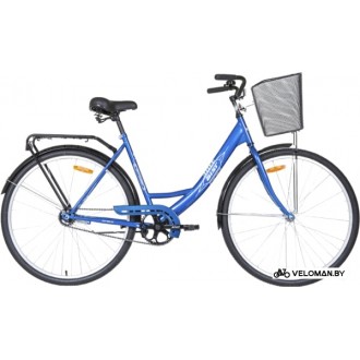 Велосипед AIST 28-245 с корзиной (синий, 2019)