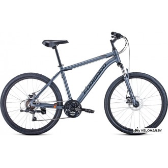 Велосипед горный Forward Hardi 26 2.1 disc р.18 2021 (серый)