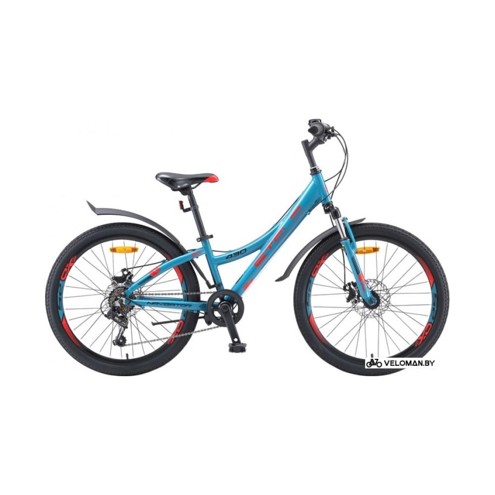Велосипед горный Stels Navigator 430 MD 24 V010 2021 (синий)