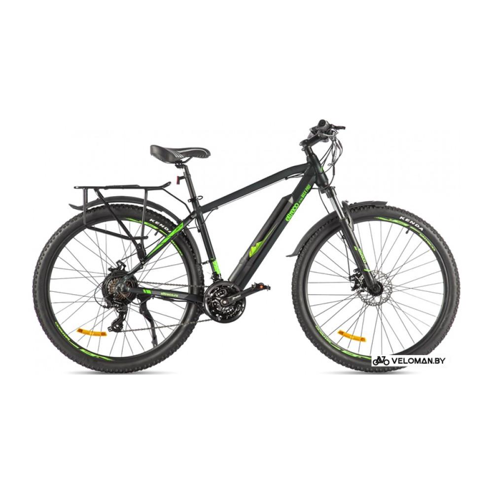 Электровелосипед горный Eltreco Ultra Max Pro 2022 (черный/зеленый)