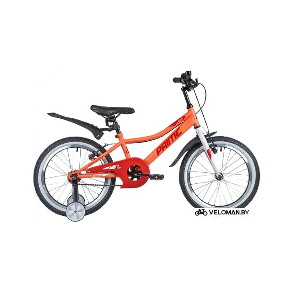 Детский велосипед Novatrack Prime 18 2020 187PRIME1V.CRL20 (оранжевый)