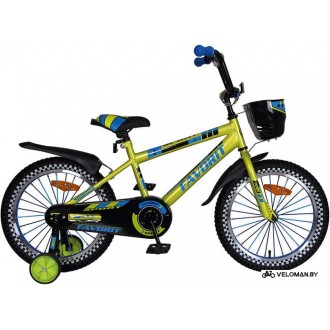 Детский велосипед Favorit Sport 18 (лаймовый, 2020)