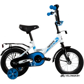Детский велосипед Novatrack Forest 12 2021 121FOREST.WT21 (белый/синий)