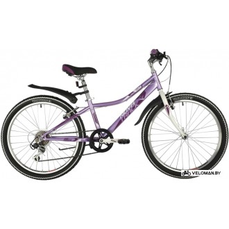 Велосипед горный Novatrack Alice 6.V 24 р.10 2021 (лиловый)