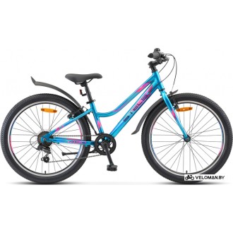 Велосипед Stels Navigator 420 V 24 V030 2022 (голубой)