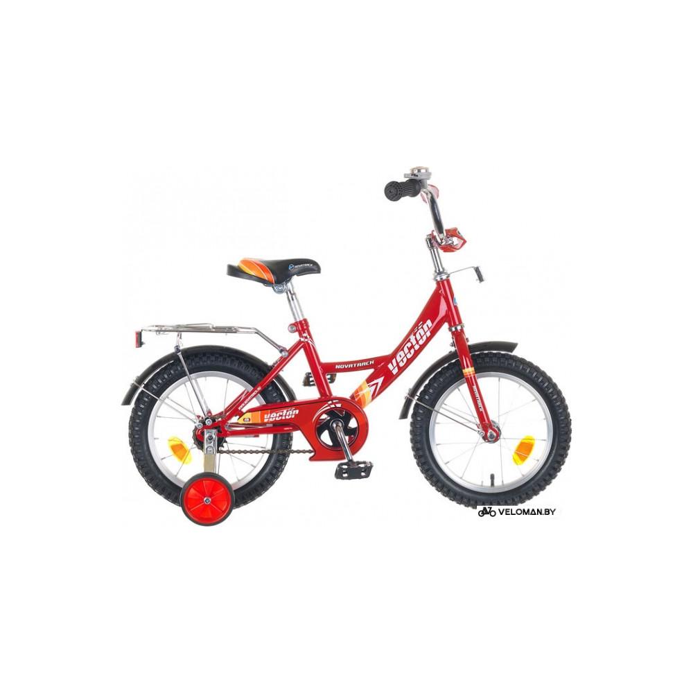 Детский велосипед Novatrack Vector 14 (красный)