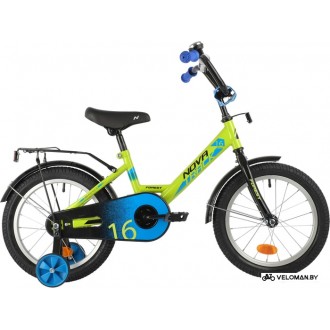 Детский велосипед Novatrack Forest 16 2021 161FOREST.GN21 (зеленый/черный)