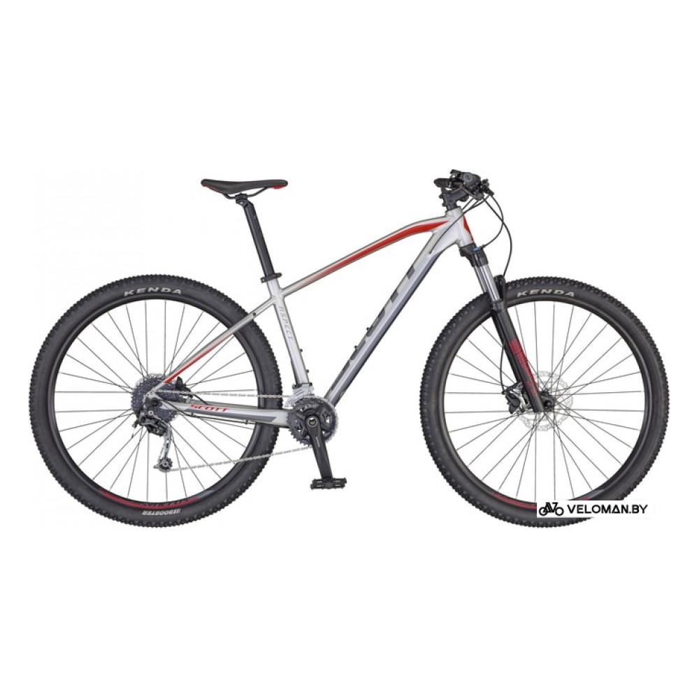 Велосипед Scott Aspect 930 M 2020 (серебристый/красный)