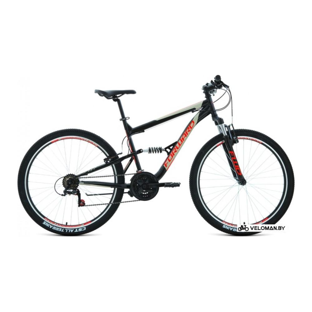 Велосипед Forward Raptor 27.5 1.0 р.16 2021 (черный/красный)