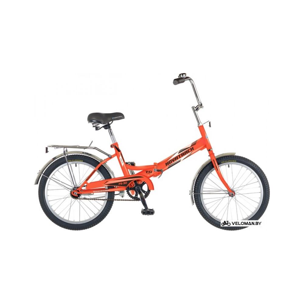 Велосипед Novatrack FS-30 20 (оранжевый)