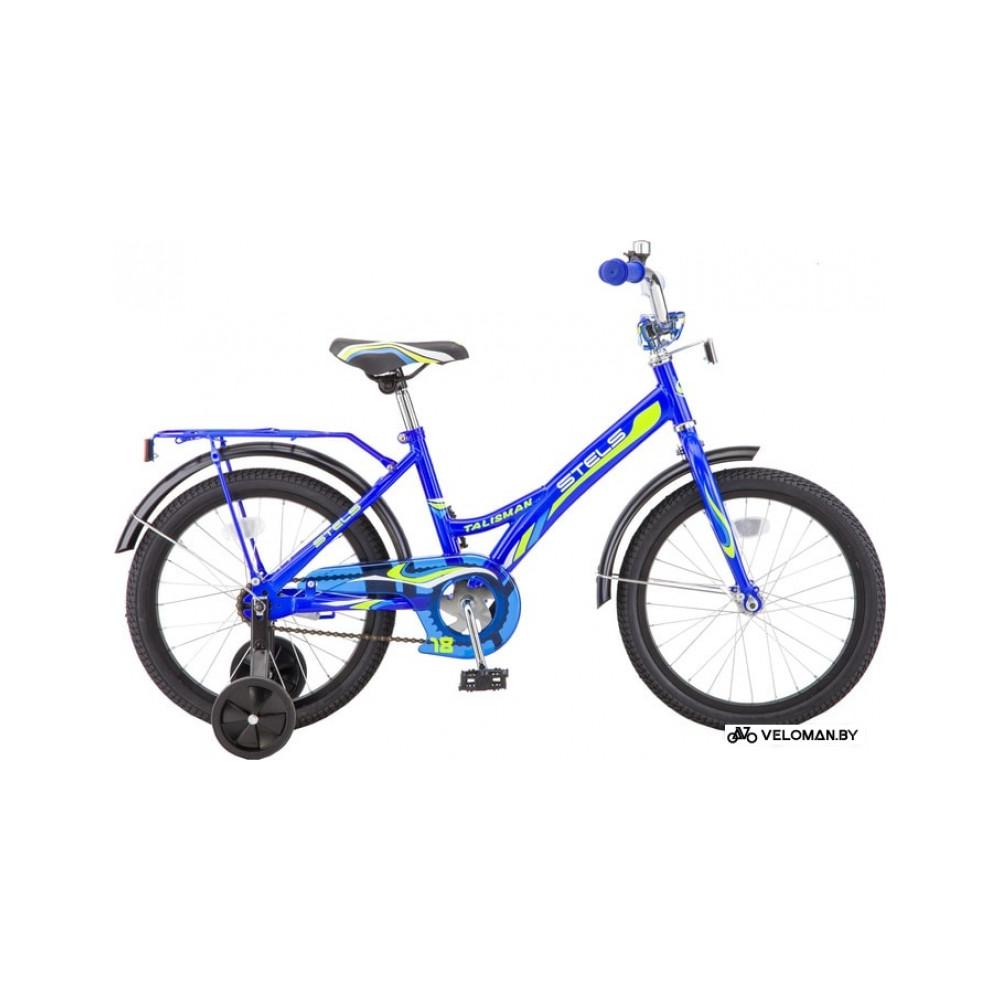 Детский велосипед Stels Talisman 18 Z010 (синий, 2019)