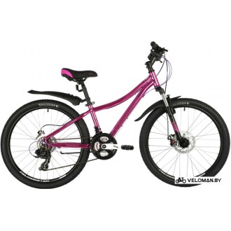 Велосипед горный Novatrack Katrina 24 р.12 2020 (розовый металлик)