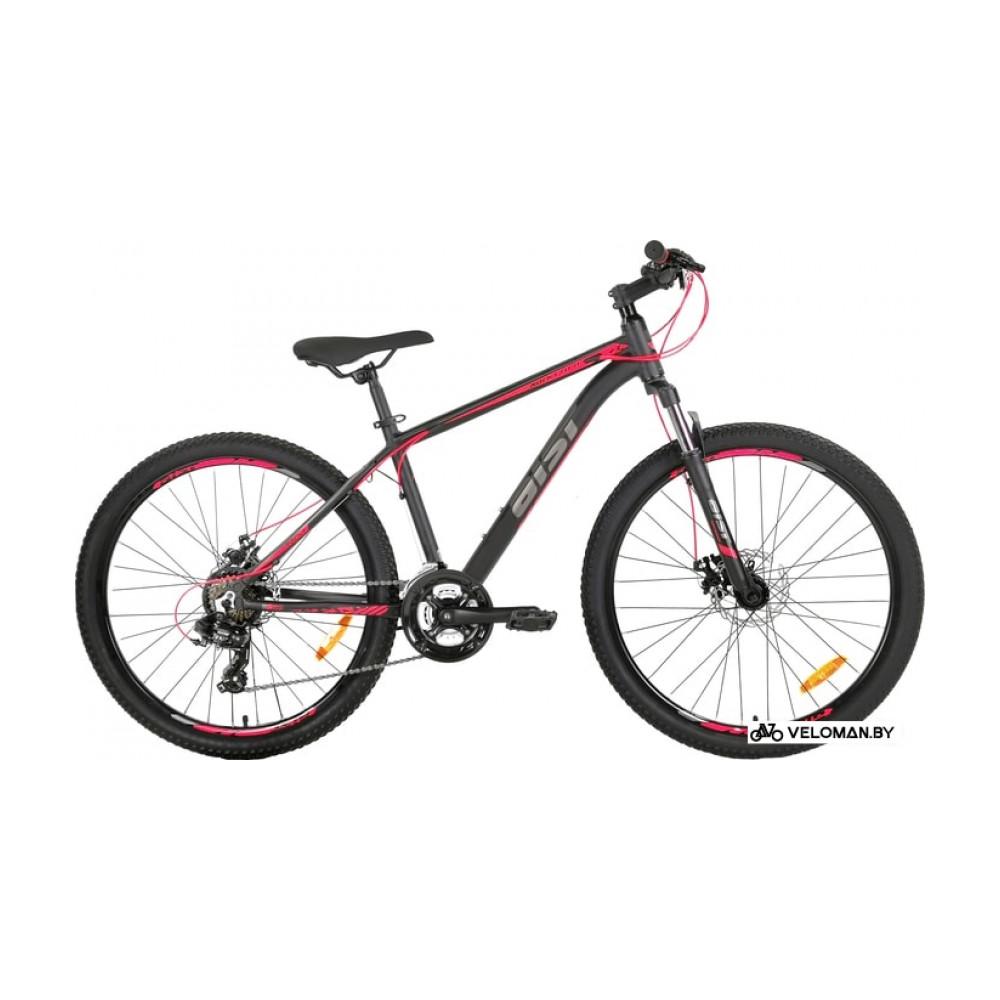 Велосипед горный AIST Rocky 1.0 Disc 26 р.16 2020 (черный/красный)