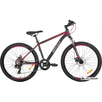 Велосипед AIST Rocky 1.0 Disc 26 р.16 2020 (черный/красный)