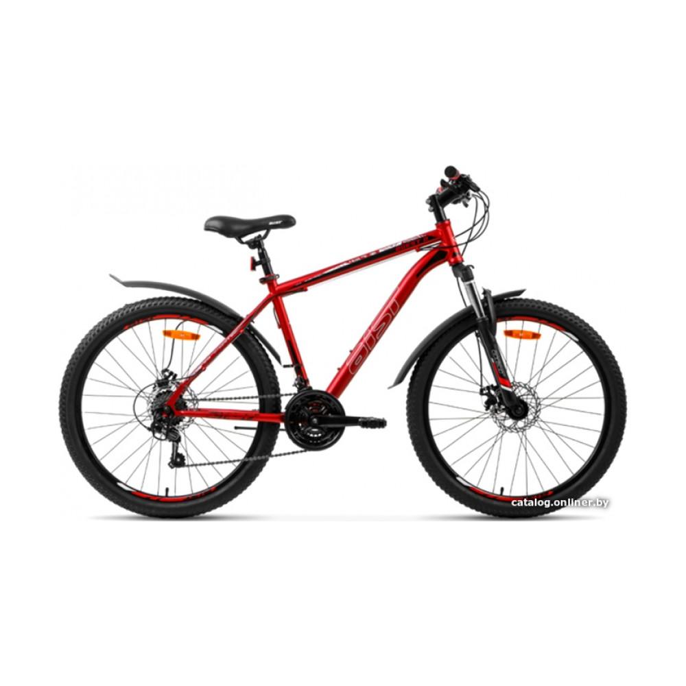 Велосипед AIST Quest Disc 26 р.20 2022 (красный/черный)