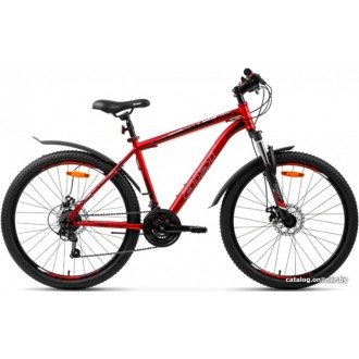 Велосипед горный AIST Quest Disc 26 р.20 2022 (красный/черный)
